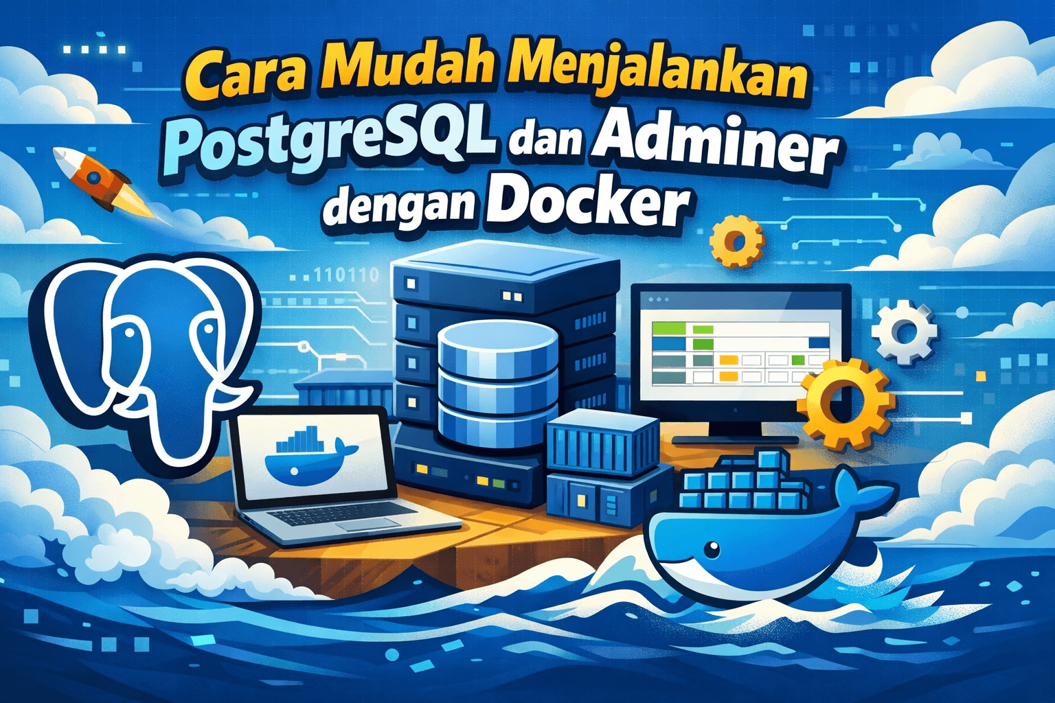 Cara Mudah Menjalankan PostgreSQL dan Adminer dengan Docker: Panduan Sederhana!